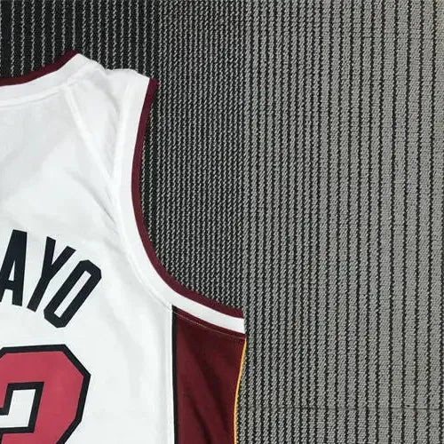 NBA Miami Hearts V-Neck White 75th Anniversary Jersey ADEBAYO#13 S-XXL