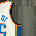 NBA Oklahoma City Thunder V-Neck White Jersey DURANT#35 S-XXL