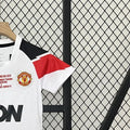 Retro Manchester United 1011 Champions League away jersey Kid Kits Size 16-28