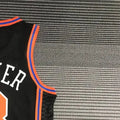 NBA New York Knicks Round Neck Black 75th Anniversary jersey WALKER#8 S-XXL