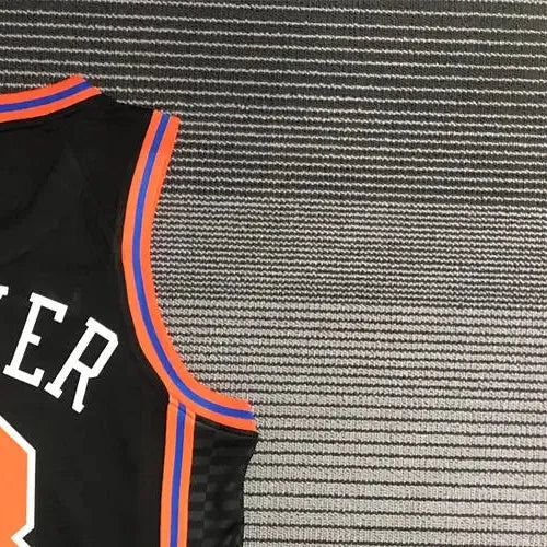 NBA New York Knicks Round Neck Black 75th Anniversary jersey WALKER#8 S-XXL