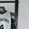 NBA 2026 San Antonio Spurs Grey jersey FOX#4