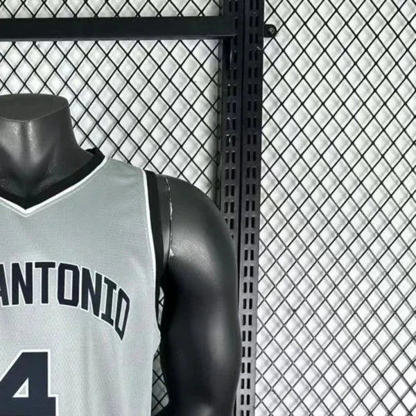 NBA 2026 San Antonio Spurs Grey jersey FOX#4