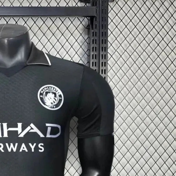 202526 Manchester City Away Black jersey Player Version