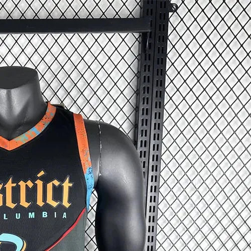 NBA Washington Wizards AVDIJA#8 2024 City Edition Swingman Black Jersey S-XXL