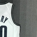 NBA Brooklyn Nets V-Neck White 75th Anniversary Jersey CURRY#30 S-XXL