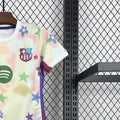 202526 Barcelona Flower Special Edition jersey kids Kits size 16-28