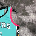 NBA San Antonio Spurs V-Neck Cyan jersey LEONARD#2 S-XXL