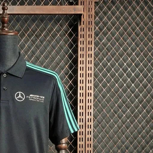 F1 Racing Mercedes-Benz 2025 Black POLO