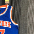 NBA New York Knicks Round Neck Blue 75th Anniversary jersey LIN#17 S-XXL