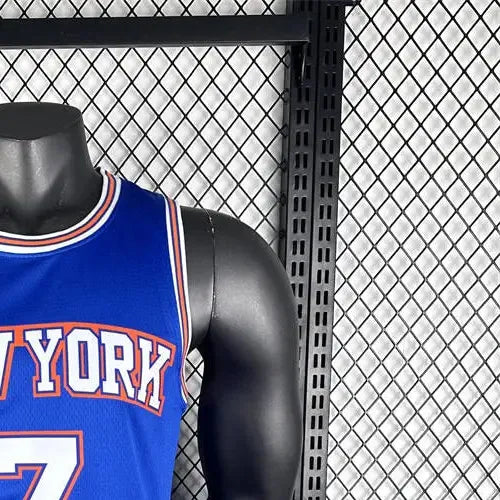NBA New York Knicks 2024 JORDAN Edition Round Neck Blue jersey ANTHONY#7 S-XXL