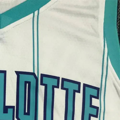 NBA Charlotte Hornets V-Neck 75th Anniversary WHITE Jersey OUBRE JR.#12 S-XXL