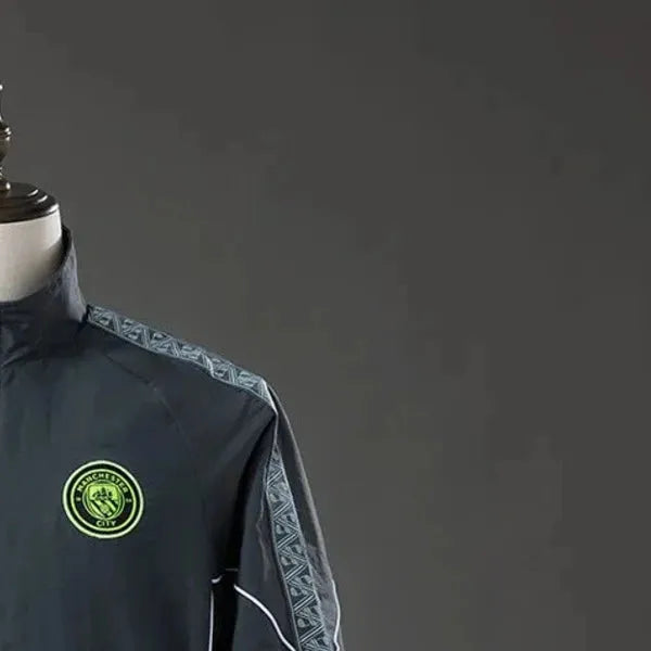 2026 Manchester City KING Anthem Gray Jacket Windbreaker
