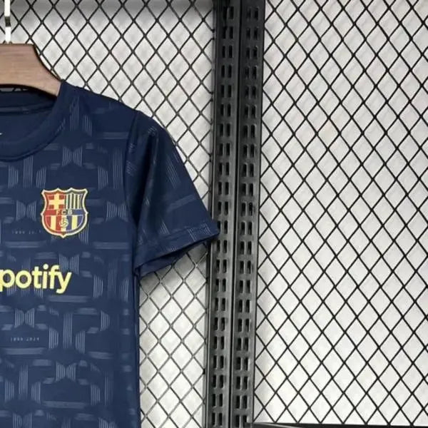 2425 Kids Barcelona 125th Anniversary Edition jersey Kid Kits Size 16-28