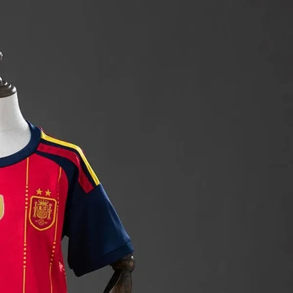 Spain 2026 World Cup Home jersey Kid Kits 16-28