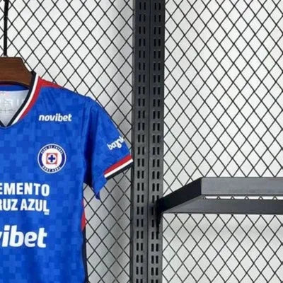 202526 Cruz Azul Home jersey kids Kits size 16-28