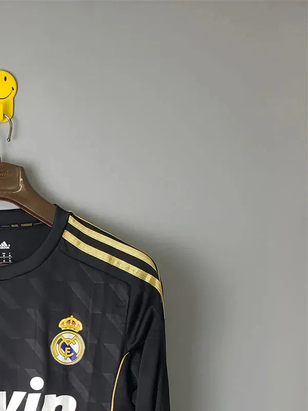 Retro Real Madrid 2012 black jersey Long Sleeves Fan Version