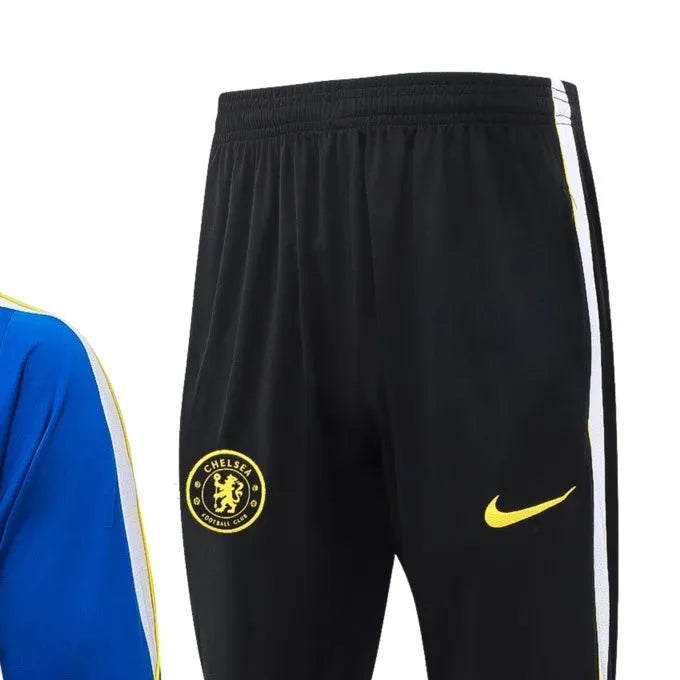 2026 Chelsea Violet Blue Long-sleeved half-pull training kit