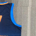 NBA Oklahoma City Thunder V-Neck Deep Blue Jersey ANTHONY#7 S-XXL