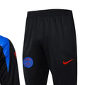 202526 PSG Black Long-sleeved half-pull training kit Football team kit