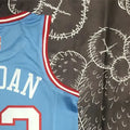 NBA Chicago Bulls Round Neck Blue Jersey JORDAN#23 S-XXL