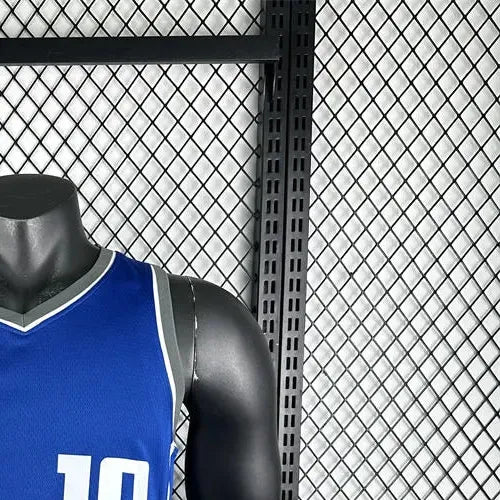 NBA Scaramento Kings 2024 V-Neck City Edition Blue jersey DeROZAN#10 S-XXL