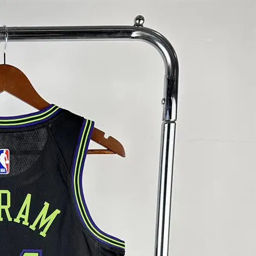 NBA New Orleans Pelicans 2024 City Edition Round Neck Black jersey INGRAM#14 S-XXL