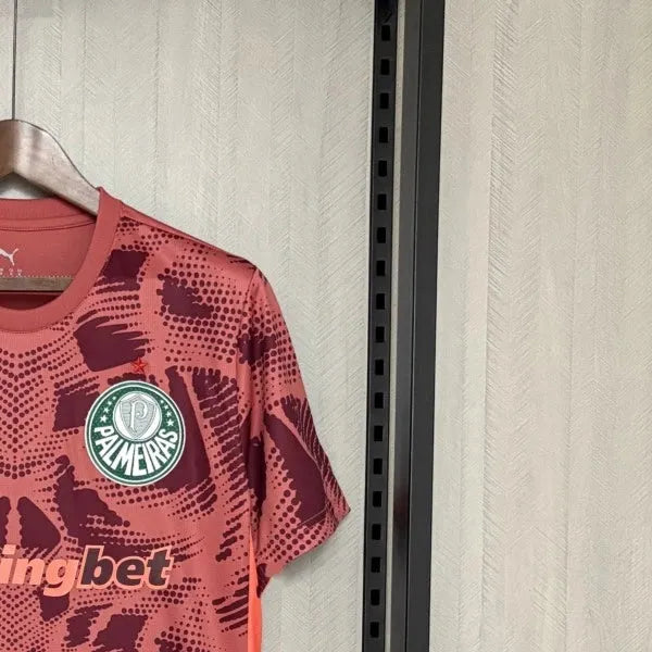 2526 Palmeiras Goalkeeper Orange jersey Fan Version