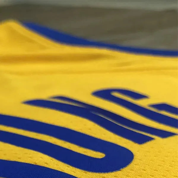 NBA Golden State Warriors v neck Yellow Jersey YOUNG#6 S-XXL