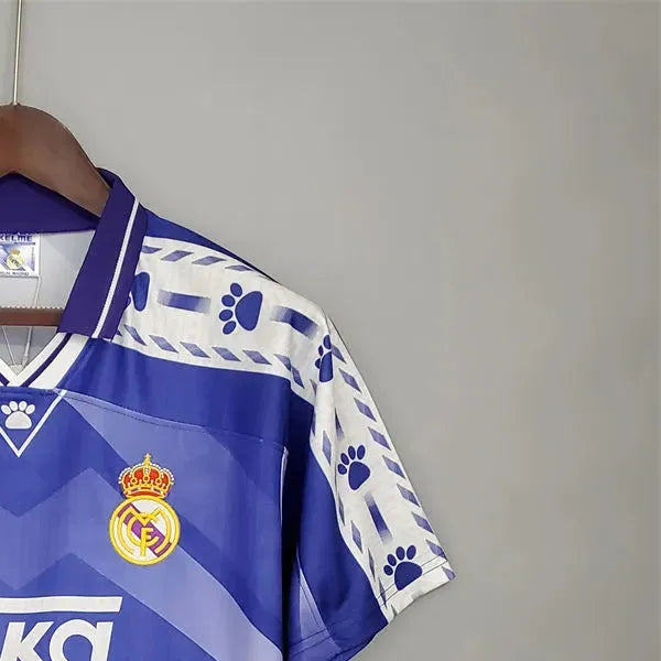 Real Madrid Retro 199697 away jersey Fan Version