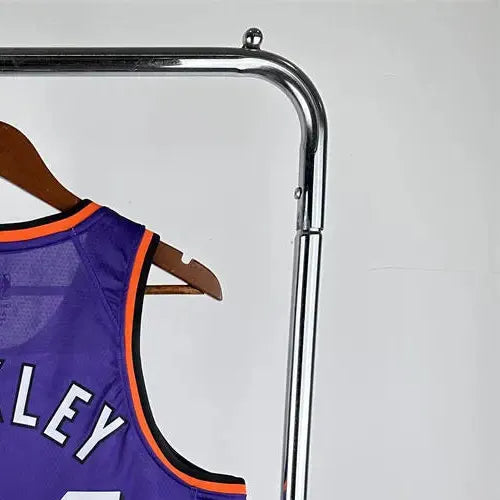 NBA Phoenix Suns Round Neck Purple Retro Style jersey BARKLEY#34 S-XXL