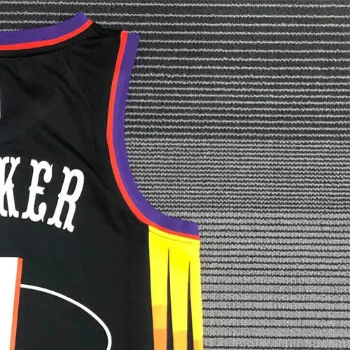 NBA Phoenix Suns Round Neck Black jersey BOOKER#1 S-XXL