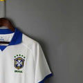 Retro 201920 Brazil White Jersey Fan Version