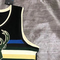NBA Milwaukee Bucks V-Neck Black jersey MIDDLETON#22 S-XXL