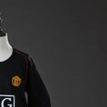 Retro Manchester United 200708 Away Kid Kits Long Sleeve