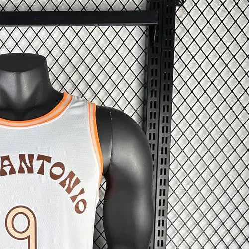 NBA San Antonio Spurs PARKER#9 2024 White City Edition Swingman Jersey S-XXL