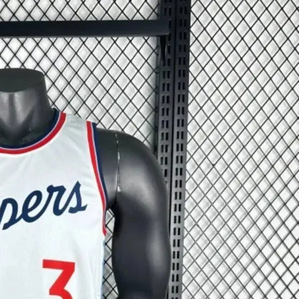 NBA Los Angeles Clippers 2425 Round Neck White Jersey PAUL#3 S-XXL
