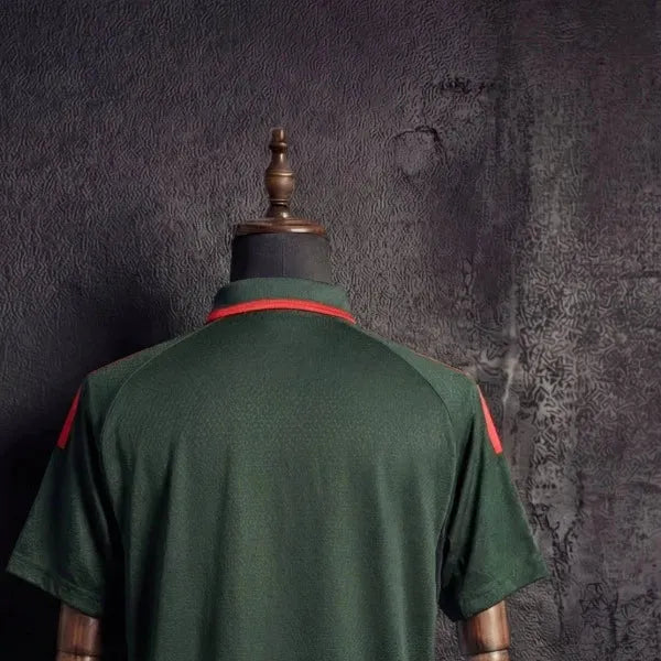 202526 Bayern Munich Training Deep Green Polo Fan version