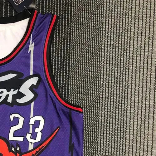NBA Toronto Raptors Round Neck Purple VANVLEET#23 jersey S-XXL