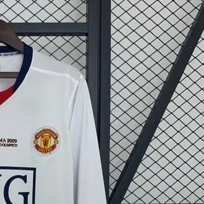 Retro Manchester United 0809 Champions League Away Edition jersey Fan Version