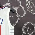 NBA Los Angeles Clippers V-Neck White Anniversary Jersey WALL#11 S-XXL