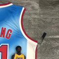 NBA Brooklyn Nets Round neck Blue Jersey IRVING#11 S-XXL
