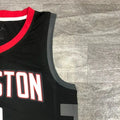 NBA Houston Rockets V neck Balck Jersey McGRADY#1 S-XXL