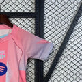 202526 Barcelona Special Edition Pink jersey kids Kits size 16-28