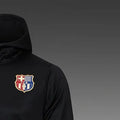 202425 Barcelona Black Hoodie Jacket Kit Set Football Team Shirt Sports Fashion