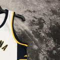 NBA Indiana Pacers V-Neck White Jersey HALIBURTON#0 S-XXL