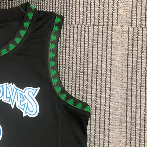 NBA Minnesota Timberwolves Round Neck Black Jersey MARBURY#3 S-XXL