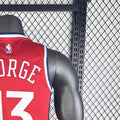 NBA Los Angeles Clippers 2425 Round Neck JORDAN Edition Red Jersey GEORGE#13 S-XXL