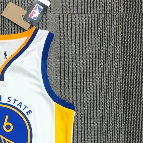 NBA Golden State Warriors V-Neck 75th anniversary White Jersey YOUNG#6 S-XXL