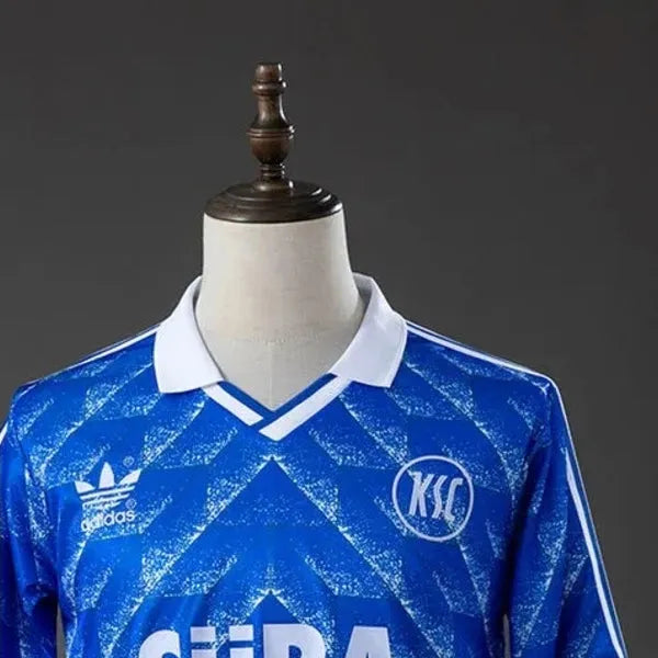 Retro 198990 Karlsruher Home Jersey Fan Version